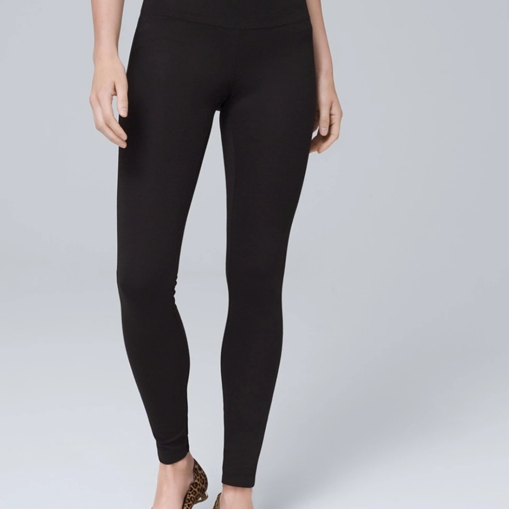 WhiteHouseBlackmarket Petite 24 Hour Leggings Black XSP